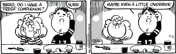 Luann on Tuesday September 3, 1985 Comic Strip