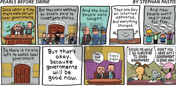 Pearls Before Swine on Sunday January 13, 2019 Comic Strip