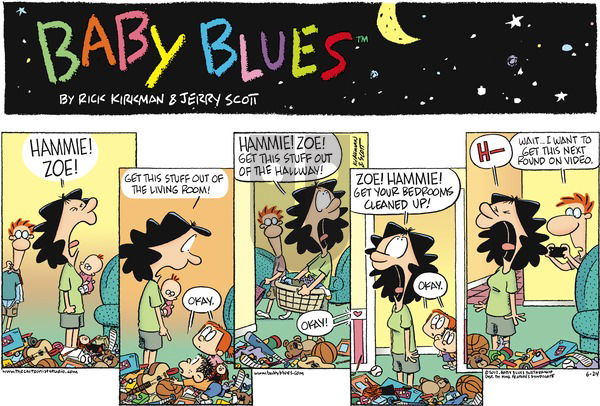 Baby Blues on Sunday June 24, 2012 Comic Strip