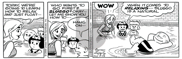 Nancy on Wednesday July 19, 2006 Comic Strip
