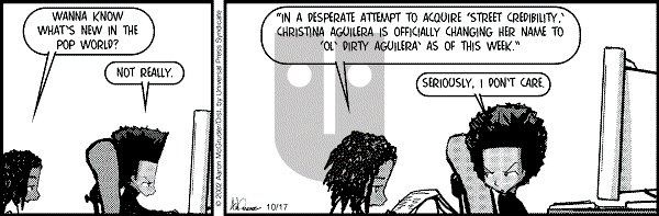 The Boondocks - Thursday October 17, 2002 Comic Strip