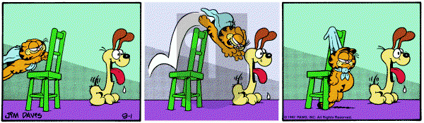 Garfield on Wednesday September 1, 1982 Comic Strip