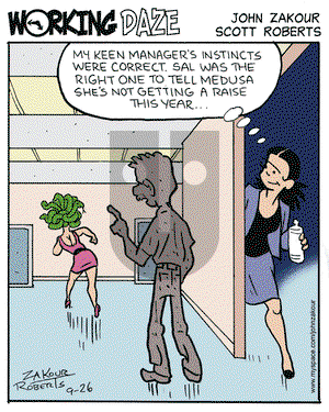 Working Daze on Friday September 26, 2008 Comic Strip