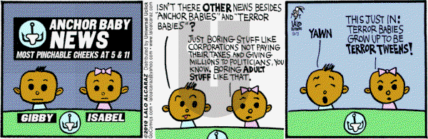 La Cucaracha - Friday September 3, 2010 Comic Strip