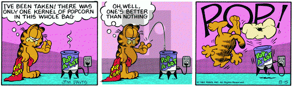 Garfield on Wednesday August 15, 1984 Comic Strip