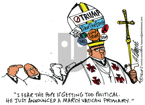 Henry Payne on Thursday February 25, 2016 Comic Strip