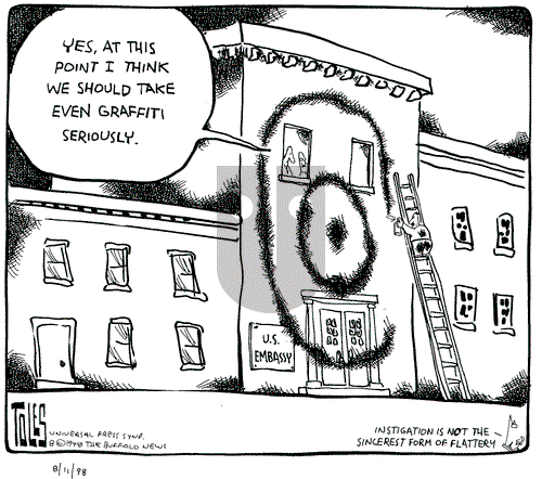 Tom Toles on Tuesday August 11, 1998 Comic Strip