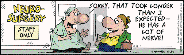 Frank and Ernest on Saturday May 24, 2014 Comic Strip