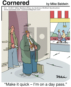 Cornered on Saturday February 4, 2017 Comic Strip