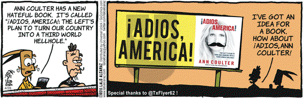 La Cucaracha on Tuesday April 28, 2015 Comic Strip