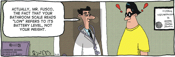 The Fusco Brothers - Tuesday September 14, 2021 Comic Strip