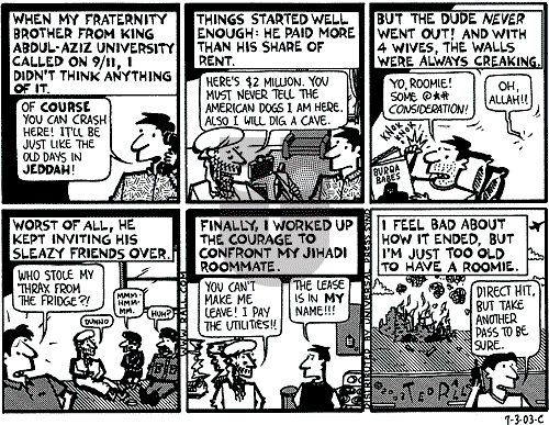 Ted Rall on Friday October 17, 2003 Comic Strip