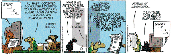 Over the Hedge on Friday October 27, 2006 Comic Strip