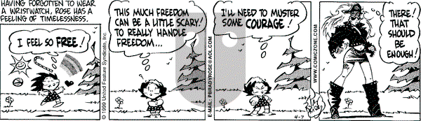 Rose is Rose on Thursday April 8, 1999 Comic Strip