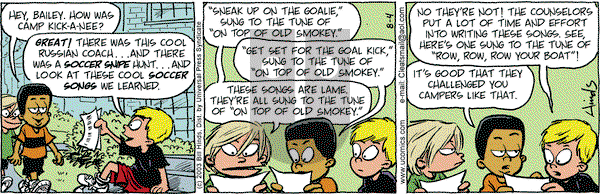 Cleats on Monday August 4, 2003 Comic Strip