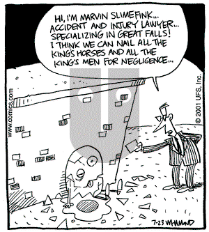 Reality Check on Monday July 23, 2001 Comic Strip