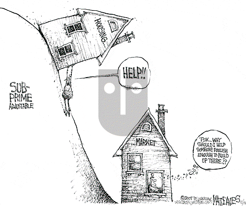 Matt Davies on Tuesday December 18, 2007 Comic Strip