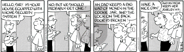 Drabble on Friday March 16, 2001 Comic Strip
