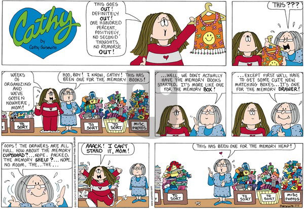 Cathy Classics on Sunday March 18, 2007 Comic Strip