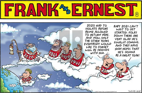 Frank and Ernest on Sunday December 27, 2020 Comic Strip