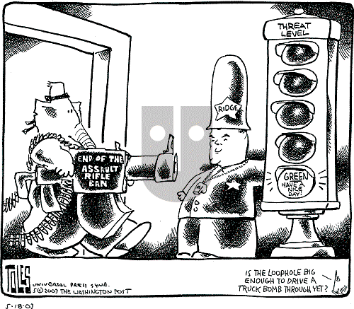 Tom Toles - Sunday May 18, 2003 Comic Strip