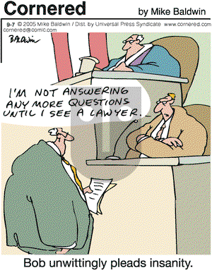 Cornered on Wednesday September 7, 2005 Comic Strip
