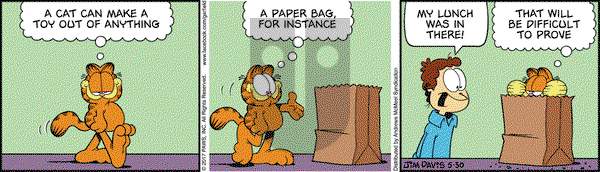 Garfield on Tuesday May 30, 2017 Comic Strip