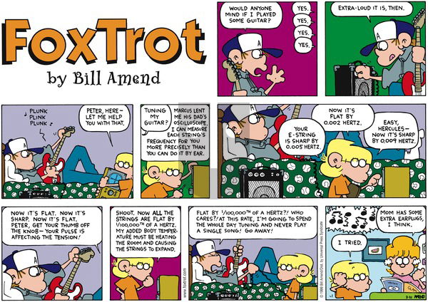 FoxTrot - Sunday March 21, 1999 Comic Strip
