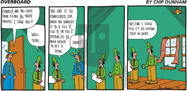 Overboard on Sunday March 4, 2001 Comic Strip
