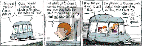 Cul de Sac on Saturday August 6, 2016 Comic Strip