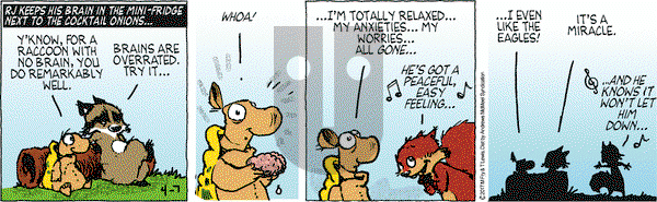Over the Hedge on Friday April 7, 2017 Comic Strip