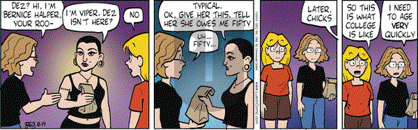 Luann - Tuesday August 19, 2014 Comic Strip