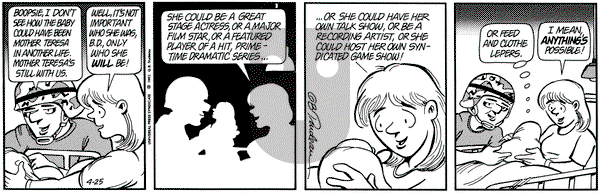 Doonesbury on Saturday April 25, 1992 Comic Strip