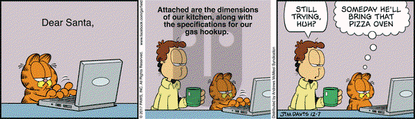Garfield on Thursday December 7, 2017 Comic Strip