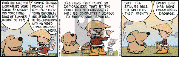 DeFlocked on Saturday August 18, 2012 Comic Strip