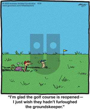 In the Bleachers on Tuesday June 30, 2020 Comic Strip