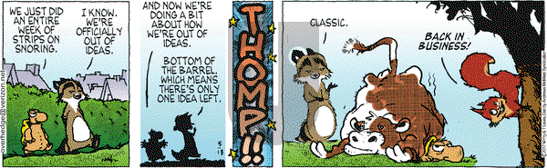 Over the Hedge on Saturday May 13, 2017 Comic Strip