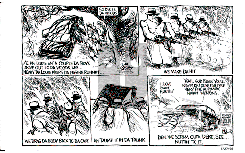 Pat Oliphant on Wednesday March 27, 1996 Comic Strip