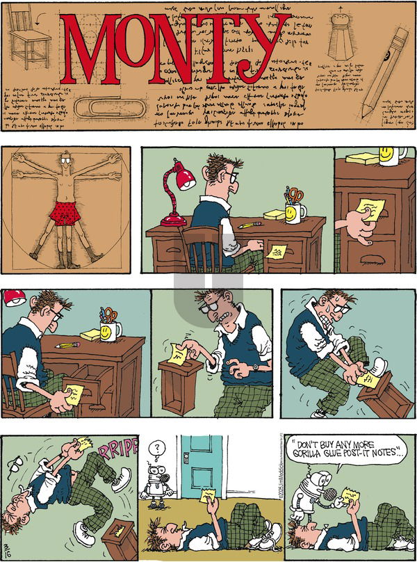 Monty on Sunday March 16, 2025 Comic Strip