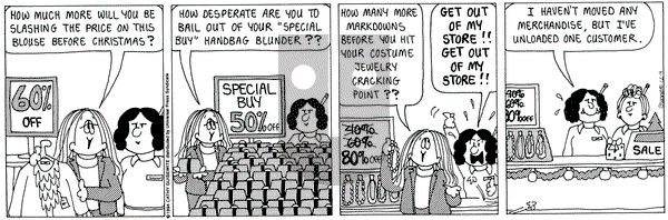 Cathy Classics on Friday December 9, 1994 Comic Strip