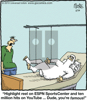 In the Bleachers on Saturday June 26, 2010 Comic Strip