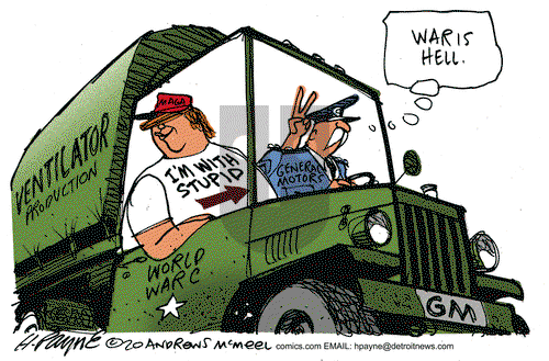 Henry Payne on Monday March 30, 2020 Comic Strip