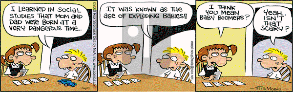 Soup to Nutz - Old on Tuesday January 6, 2009 Comic Strip