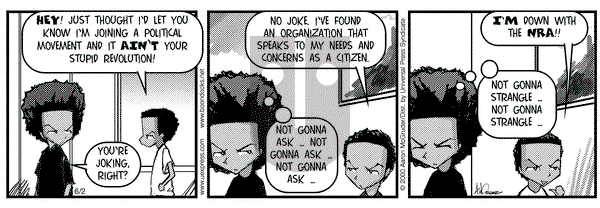 The Boondocks on Friday June 2, 2000 Comic Strip