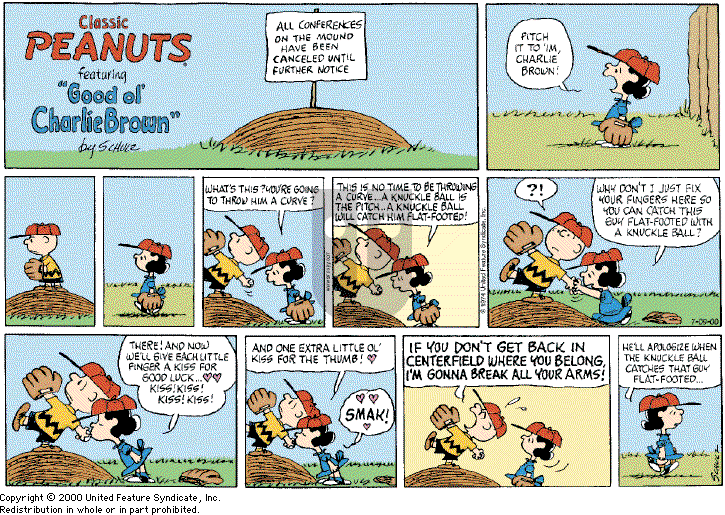 Peanuts - Sunday July 9, 2000 Comic Strip