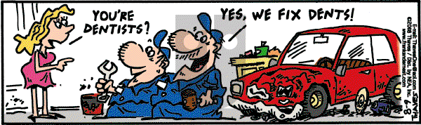 Frank and Ernest - Saturday August 9, 2008 Comic Strip