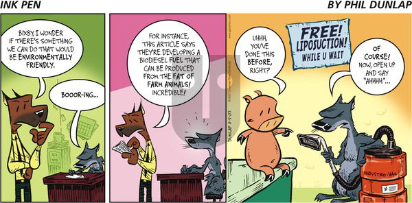 Ink Pen on Sunday August 5, 2007 Comic Strip