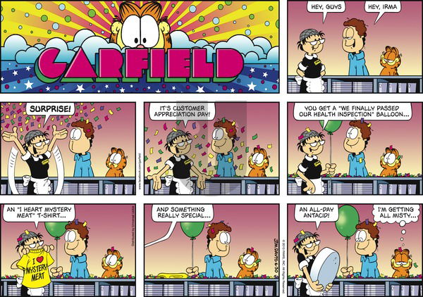 Garfield on Sunday June 30, 2013 Comic Strip