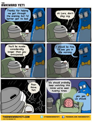 The Awkward Yeti on Sunday July 19, 2015 Comic Strip