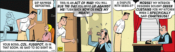 Rip Haywire on Wednesday April 27, 2016 Comic Strip